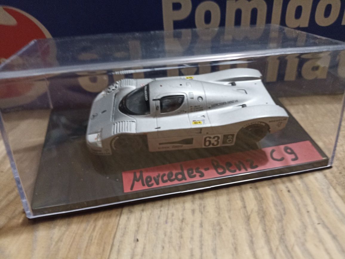 Max Models 1:43 1002 Mercedes Benz C 9 Silver Arrow 1989 NR 61 World C