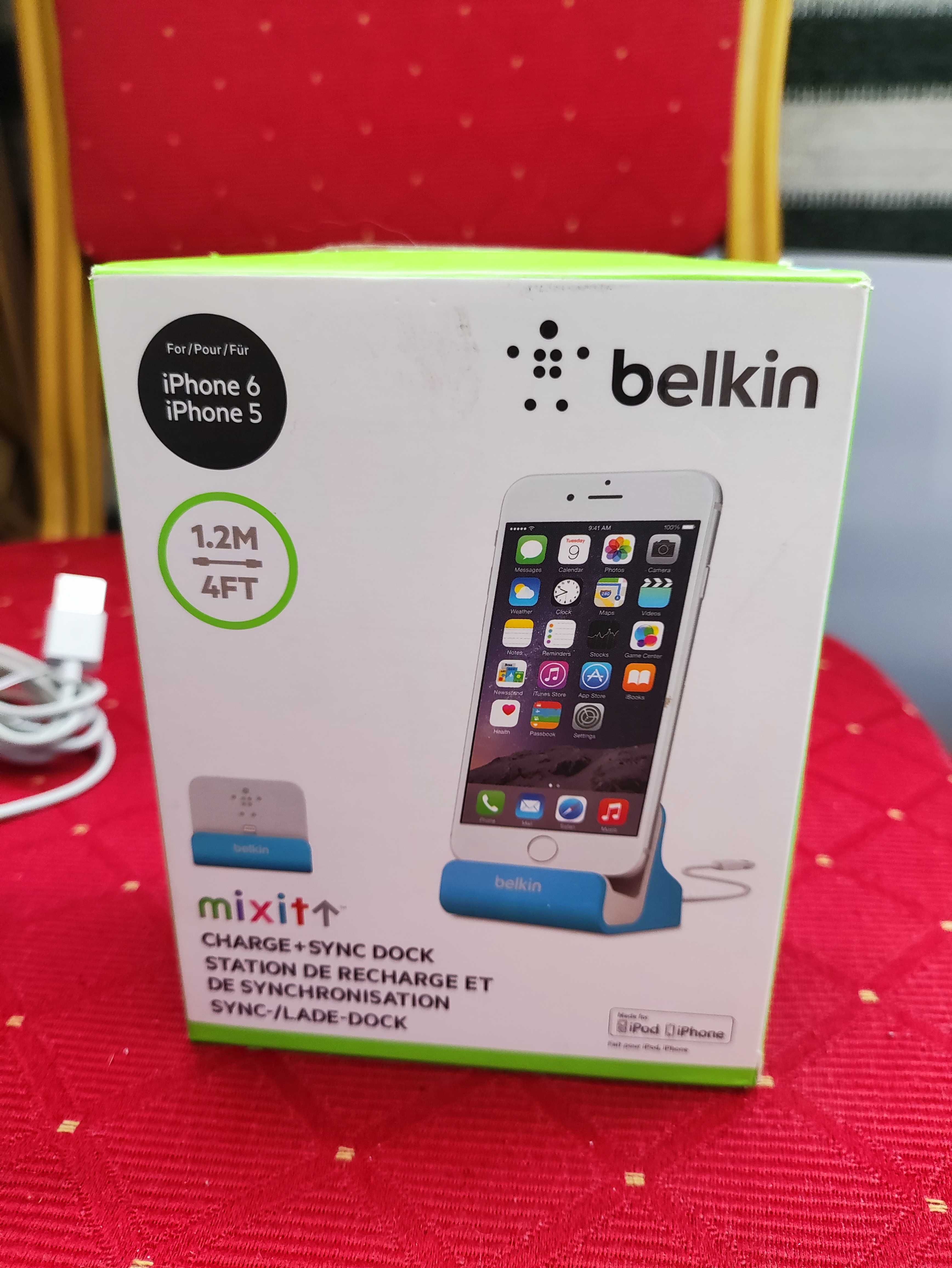 Ładowarka Belkin Stacja dokująca lightning do telefonu iPhone MP3