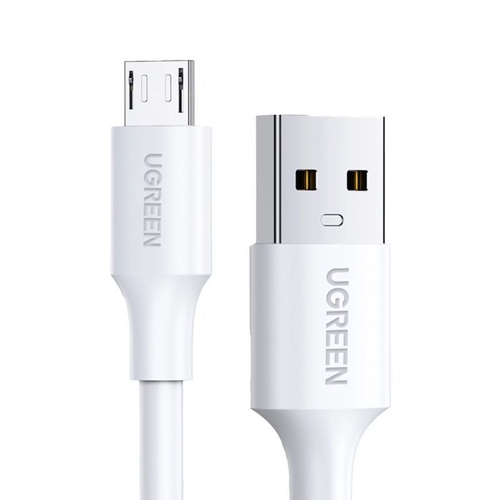 Kabel USB - micro USB Ugreen US289 0,5 m - biały