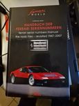 Książka Ferrari numery seryjnymi