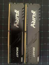 Kingston hiperx fury beast 16gb ddr4