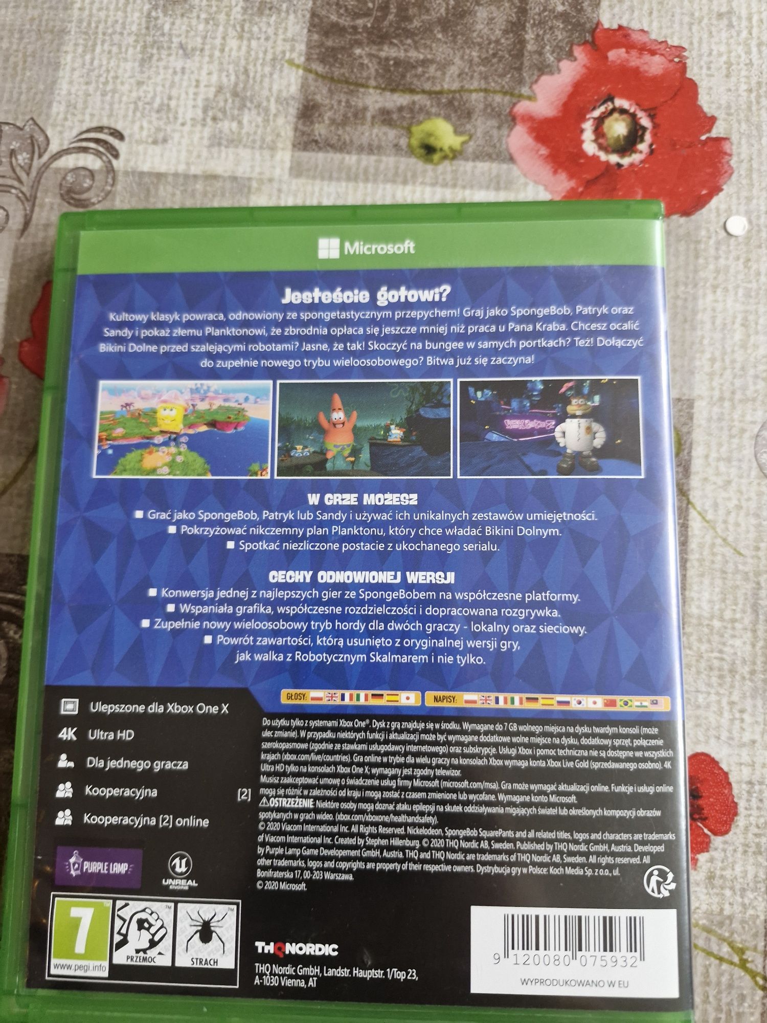 Spanbob gra xbox one