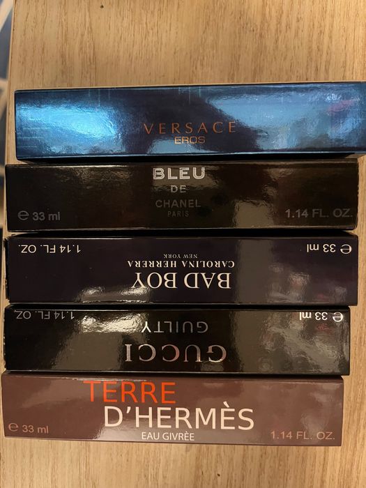 Zestaw 5 perfum męskich 33ml
