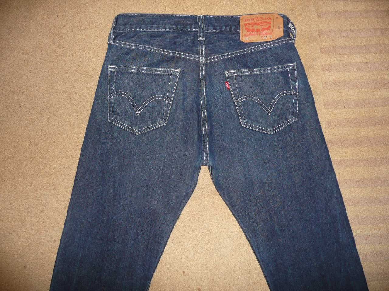 Spodnie dżinsy LEVIS 501 W32/L30=43/103cm jeansy