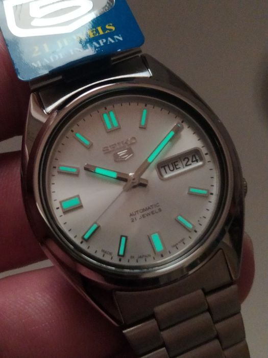 *NOVO* Seiko 5 automático 37 mm SNXS73J1 MADE IN JAPAN