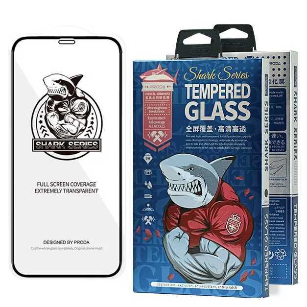 Szkło hartowane Proda Shark Series iPhone 12 mini 5D ramka black