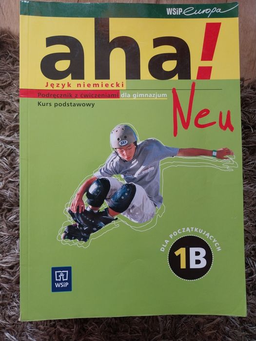 Zestaw książek Aha! Neu do nauki j. niemieckiego 1A + 1B