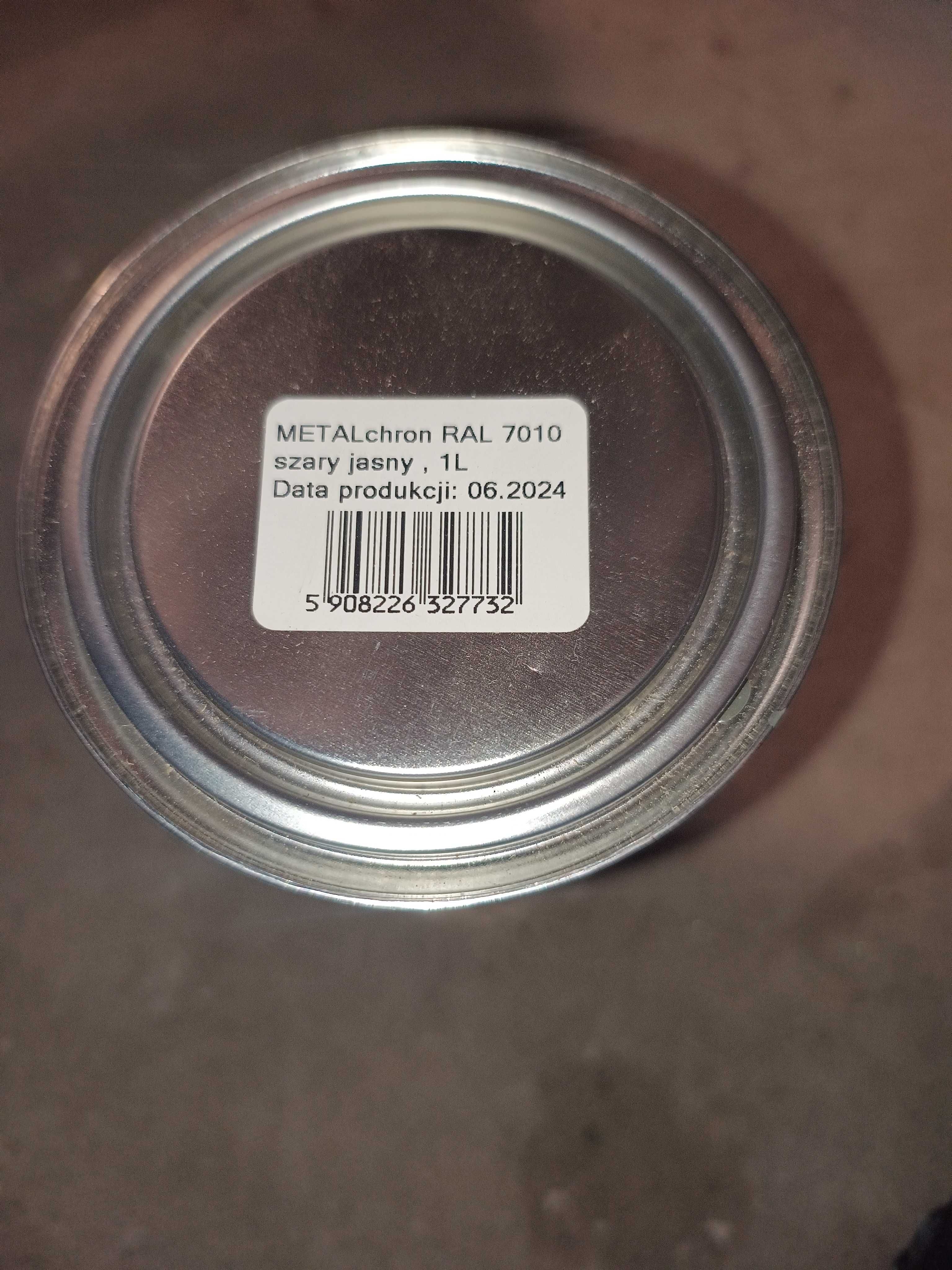Farba Metalchron na rdzę, kolor czarny 9005 i szary 7010