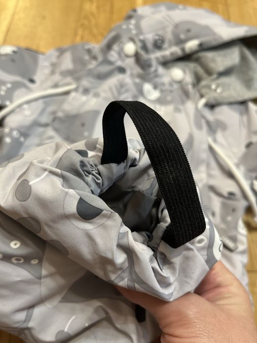 Комбинезон детский LENNE демисезонный с капюшоном подкладка велюр