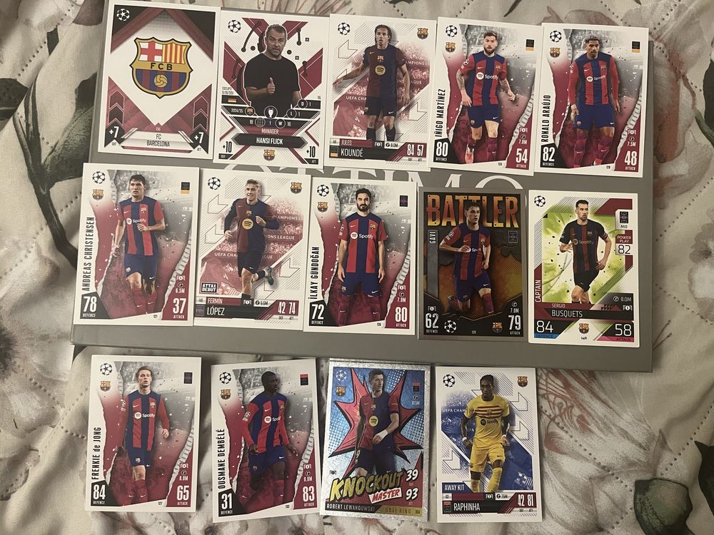 Karty kolekcjonerskie. Topps Match Attax FCB