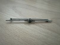 Spinka z dawnych czasów / vintage / srebro