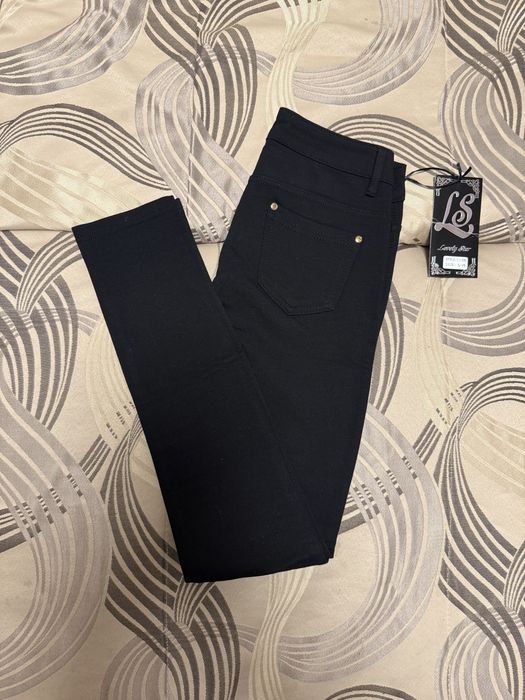 Чорні штани на флісі