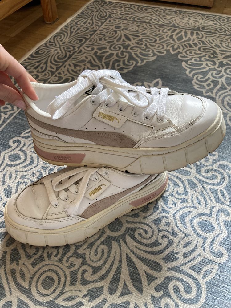 Buty, sneakersy na platformie - Puma mayze, rozm. 38,5