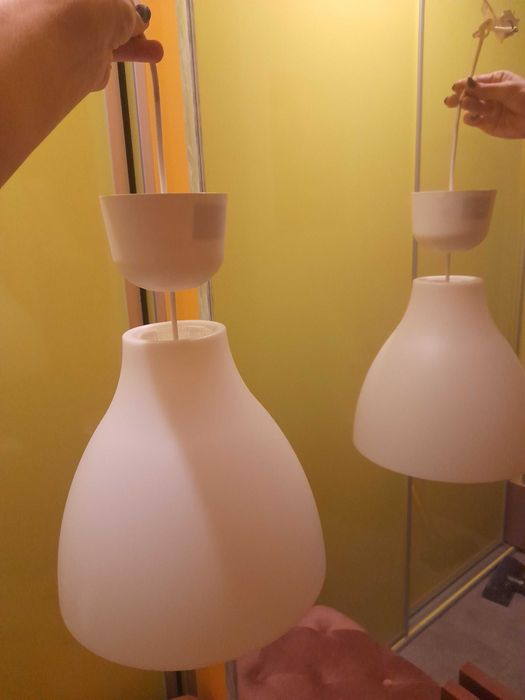 lampa Ikea biała