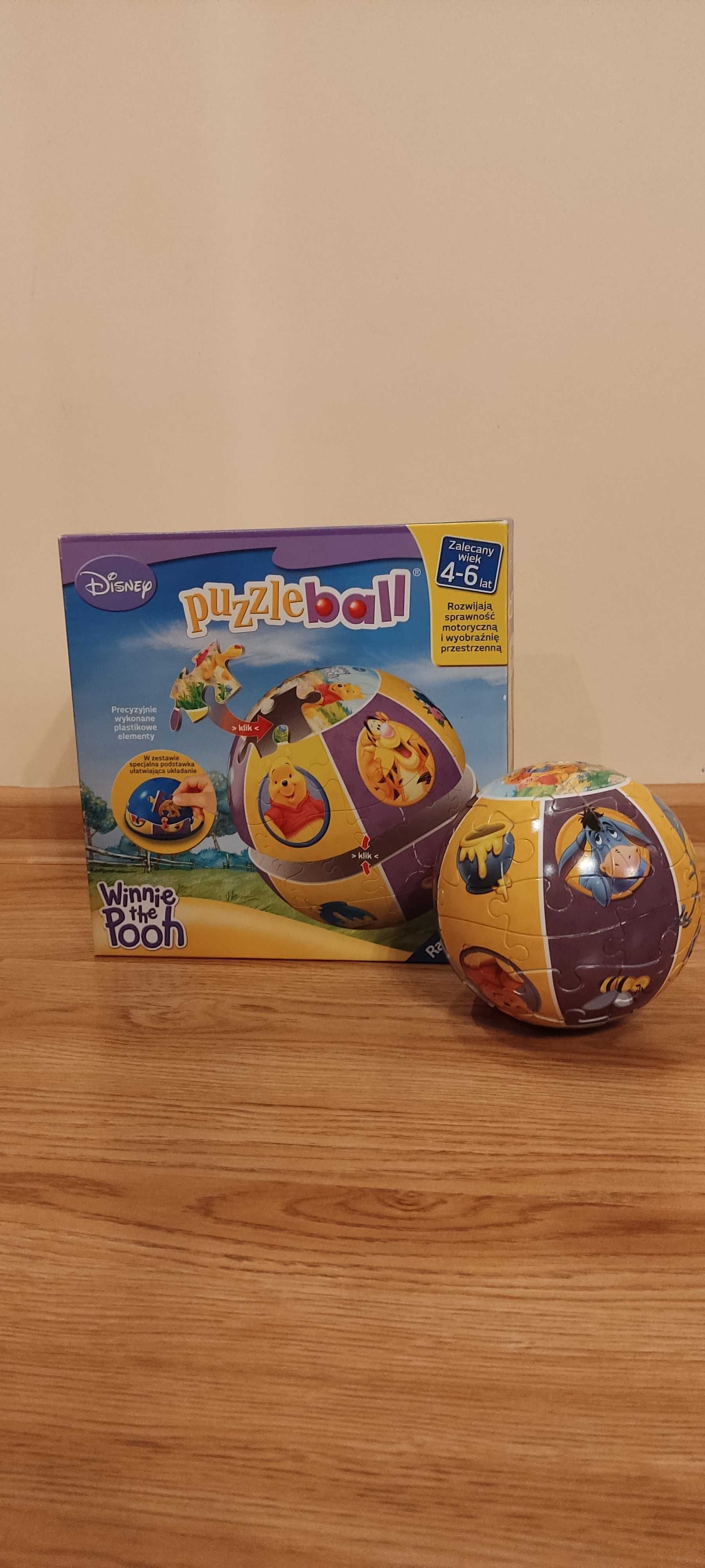 Plastikowe PuzzleBall Kubuś Puchatek