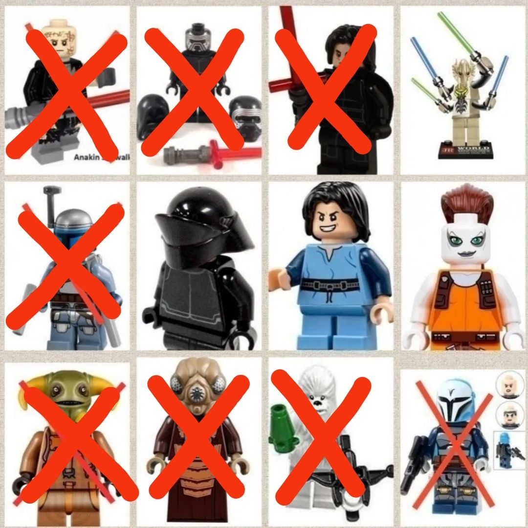 Minifiguras Star Wars compatível c/ Lego (Novos)