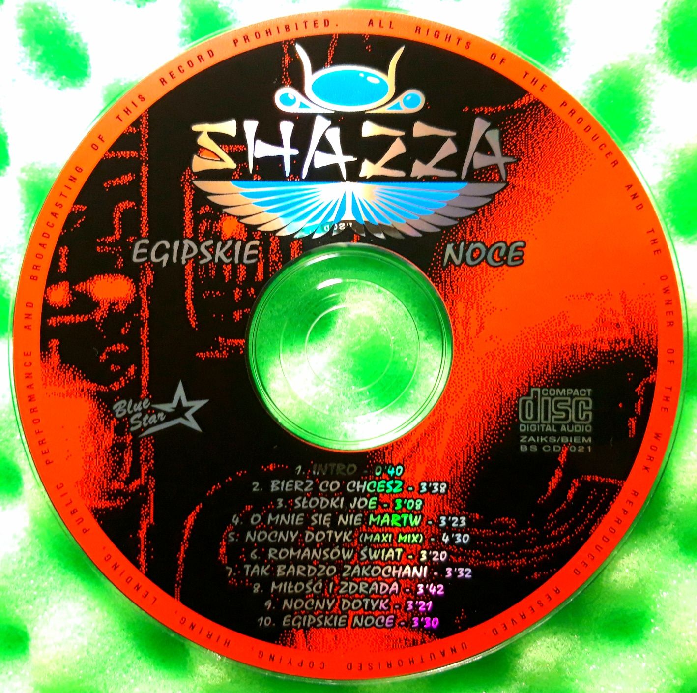 Shazza – Egipskie Noce (CD, 1995)