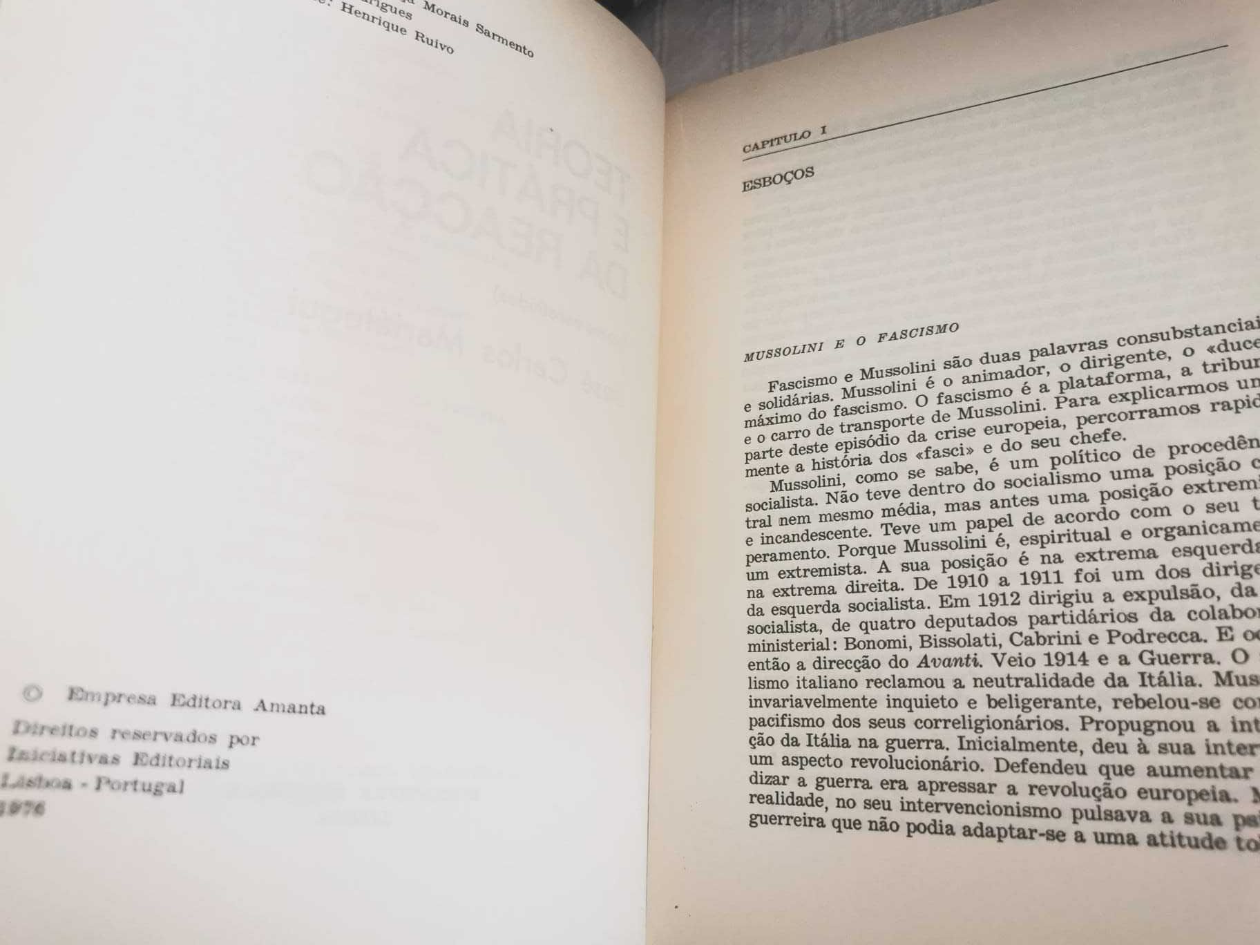 Teoria e Prática da Reação - José Carlos Mariátegui