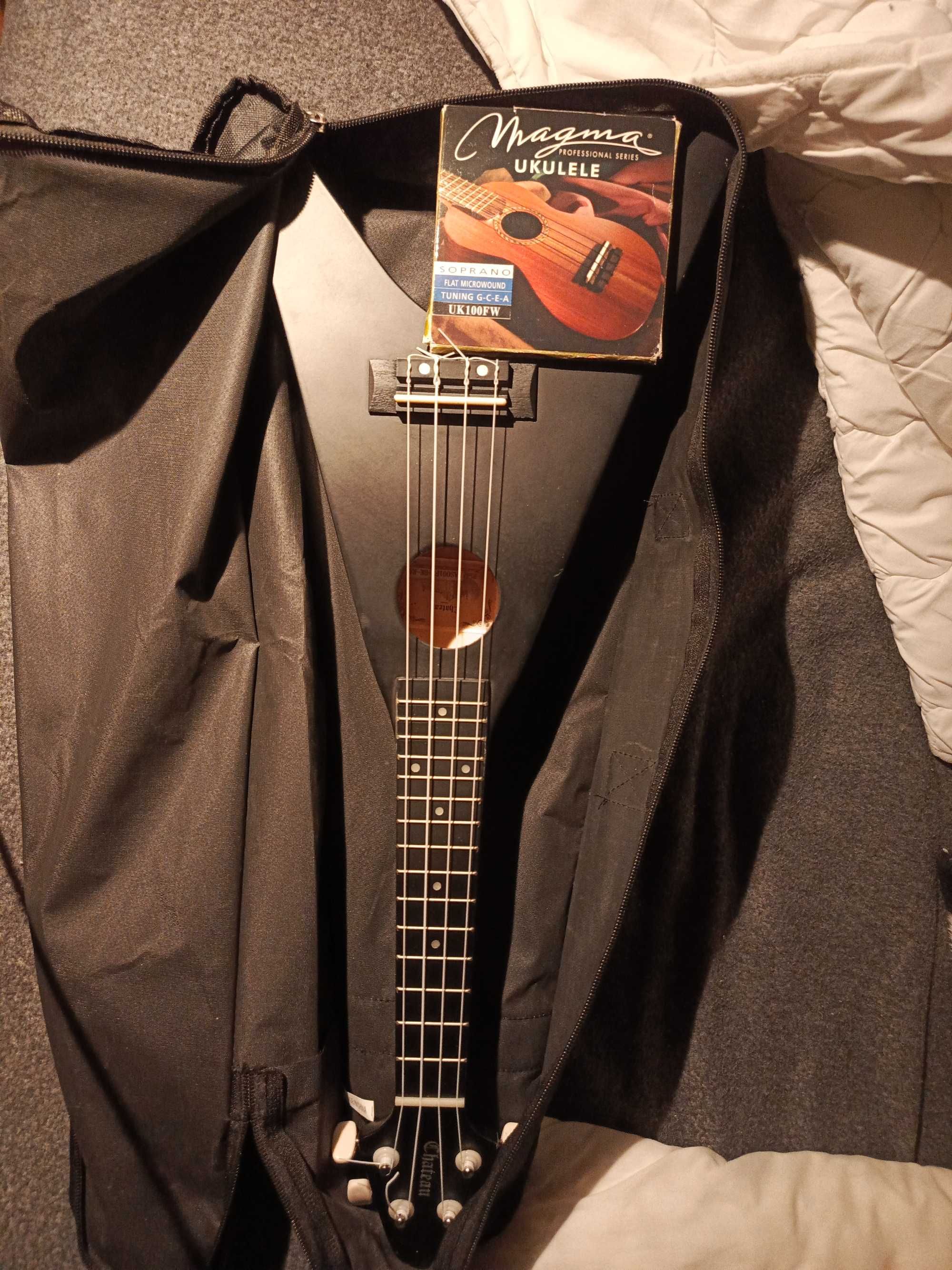 Sprzedam czarne ukulele