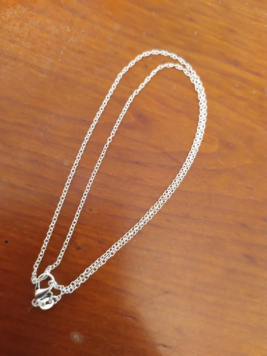 Klasyczny srebrny łańcuszek 60 cm