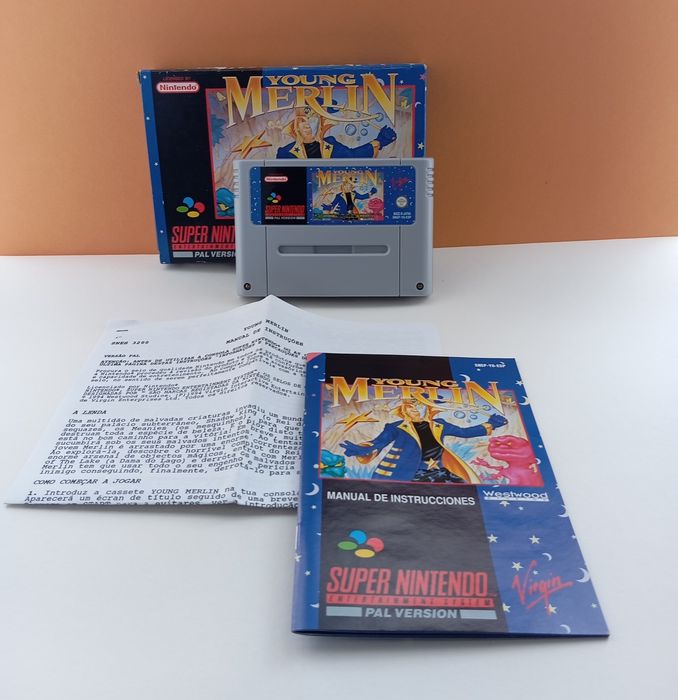 Young Merlin super nintendo