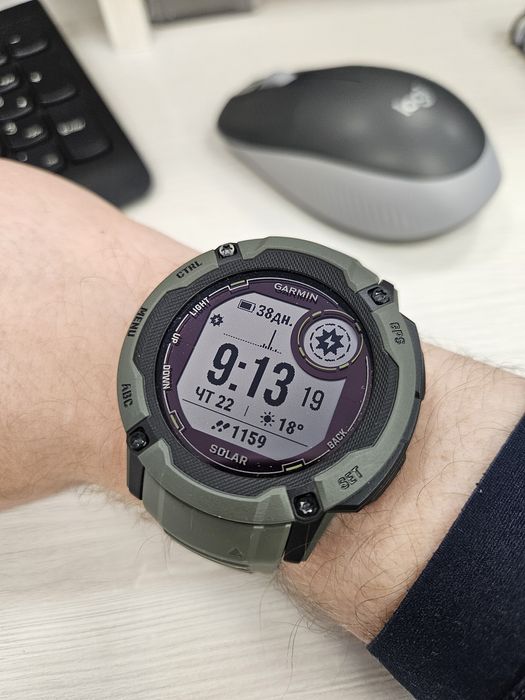 Garmin Instinct 2X Solar Moss
