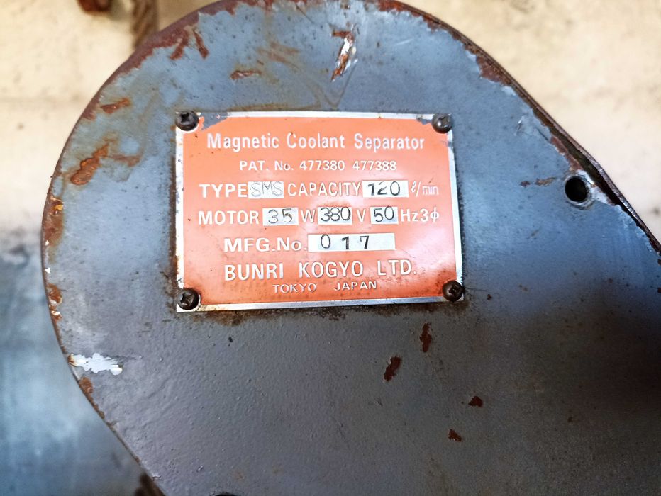 Magnetyczny separator chłodziwa/emulsji typu SMS japoński