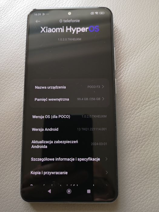 Poco F3 Arabic White 8GB/256GB