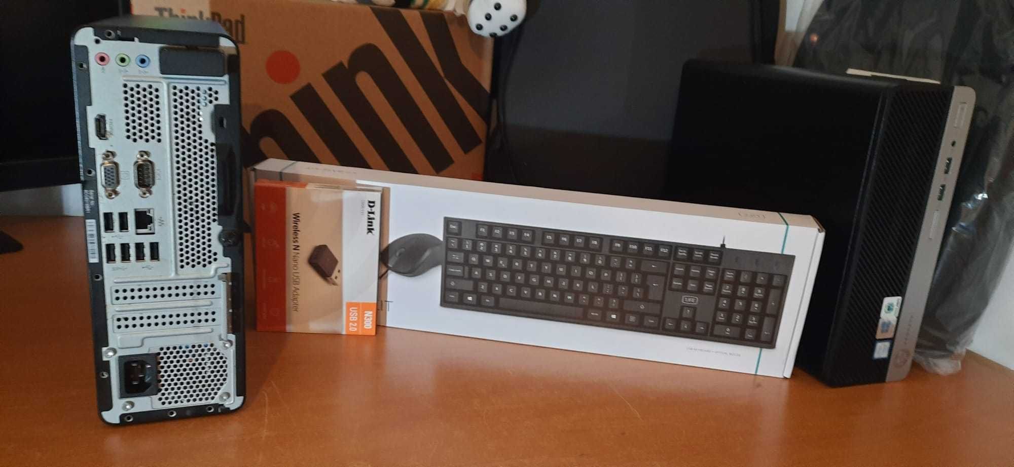 Pç HP Pro 290G1 8ªG|i3.8100-3.6G|16G-Ram|NVMe256+HD500|TPM2.0|HDMI|W11