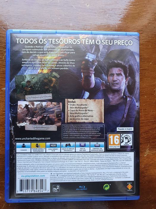 Uncharted 4 Como novo