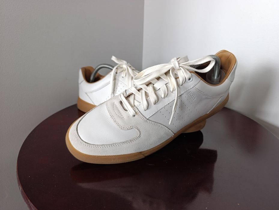 Męskie skórzane sneakersy Hugo BOSS r41 27cm