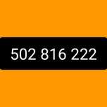Złoty numer 502.816.222