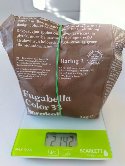 Fuga kerakoll fugabella Color 33. 2,1kg