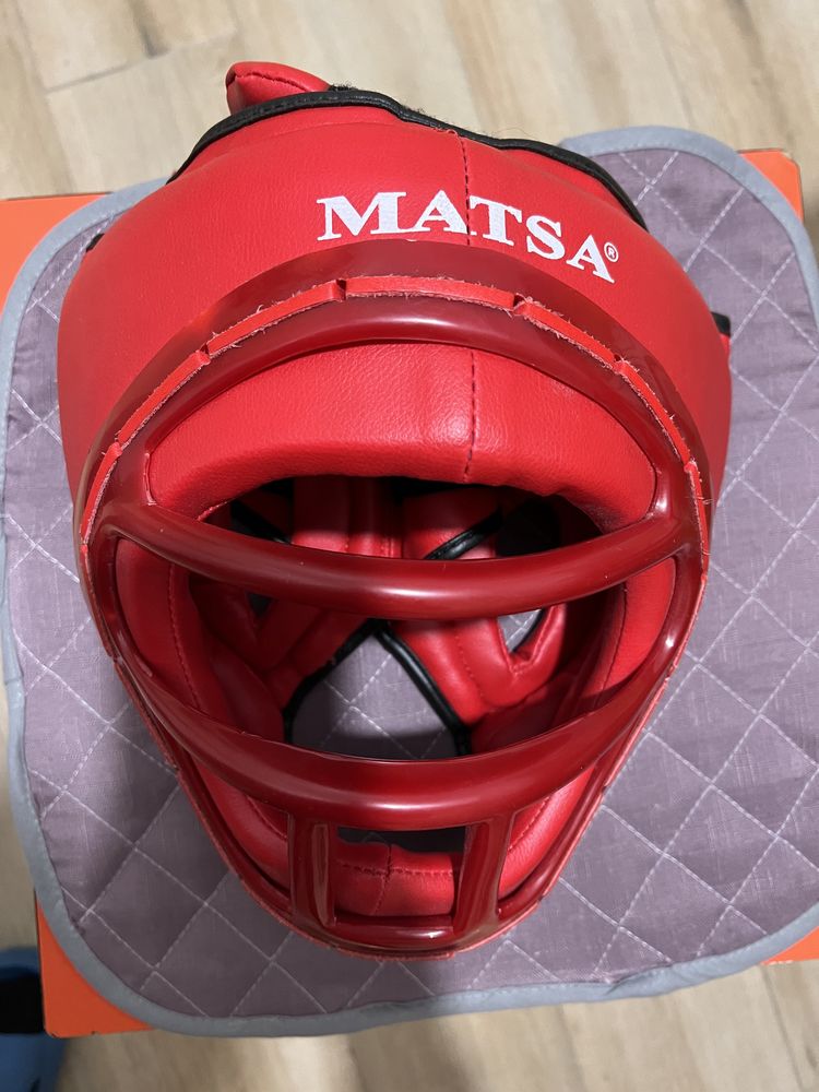 Шлем для елиноборств с маской Matsa me-0133