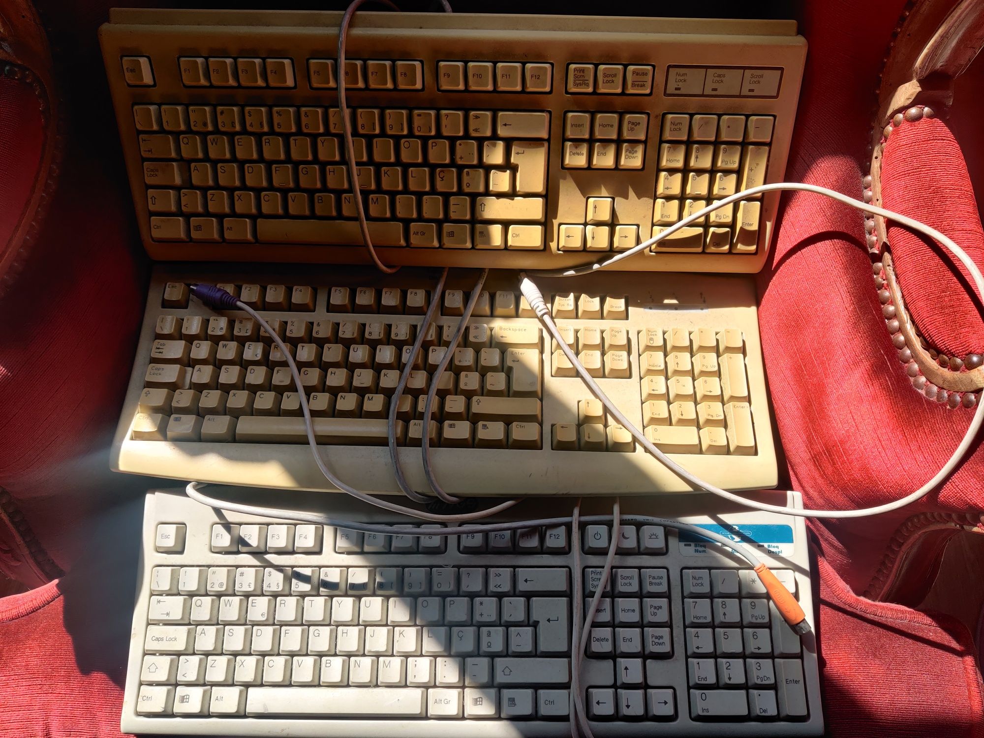3 teclados computador