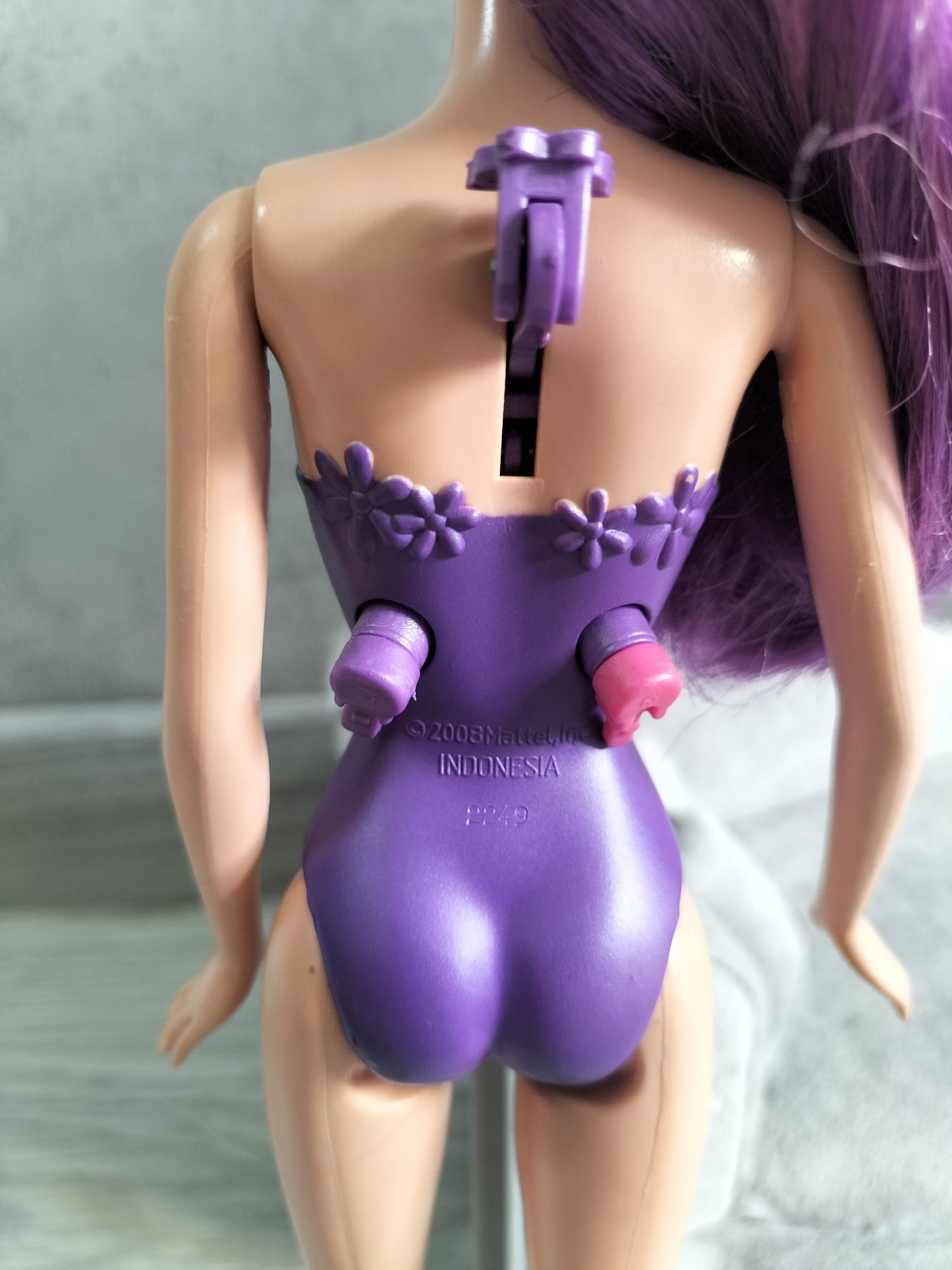Lalka Barbie Fairy Tastic Princess P6564 Mattel 2008 Fioletowa  Wróżka