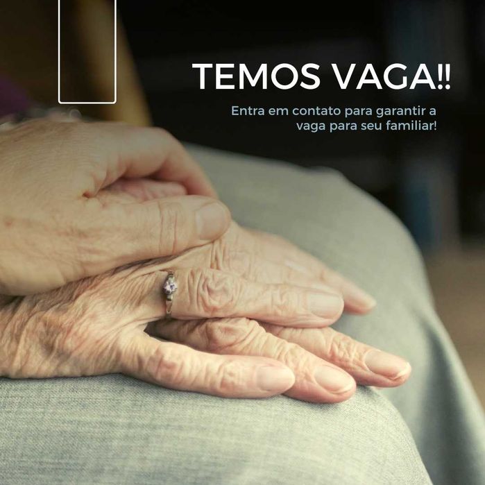 Vaga para idosos casa de acolhimento