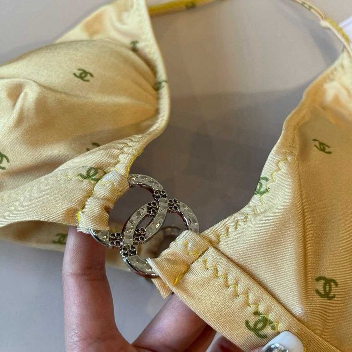 Chanel Bikini Złoty strój kąpielowy