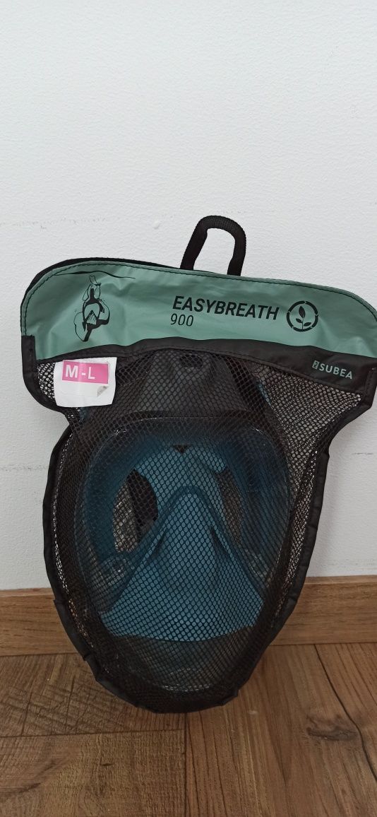 Maska Easybreath 900 do snorkelingu + uchwyt na kamerkę do maski