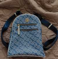 Голубой рюкзак polo оригинал