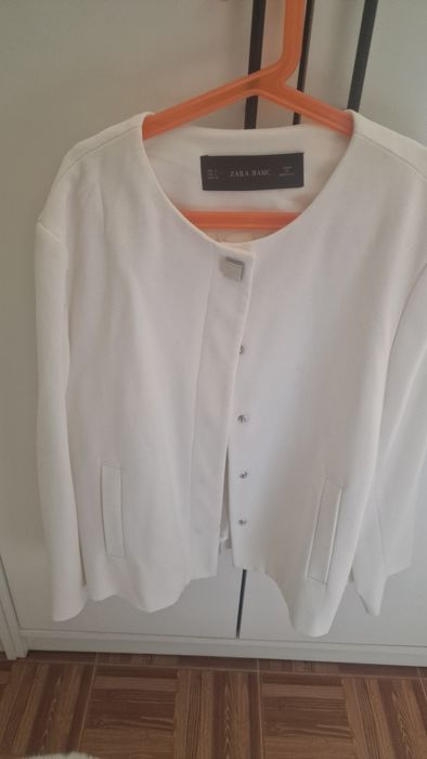 Casaco / blazer Branco Zara