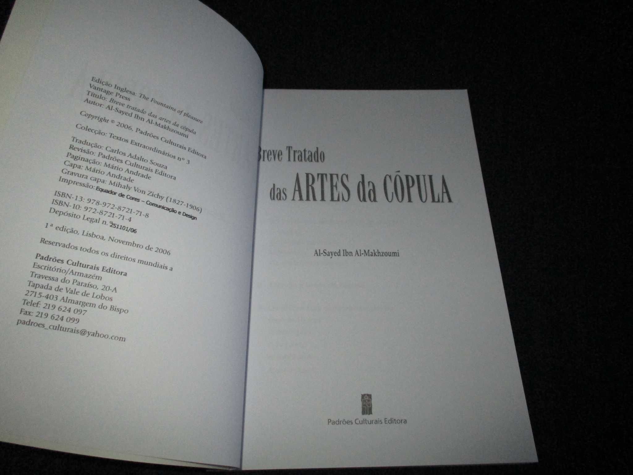 Livro Breve Tratado das Artes da Cópula