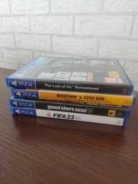 Gry PS4 - FIFA- Wiedźmin - The last od us