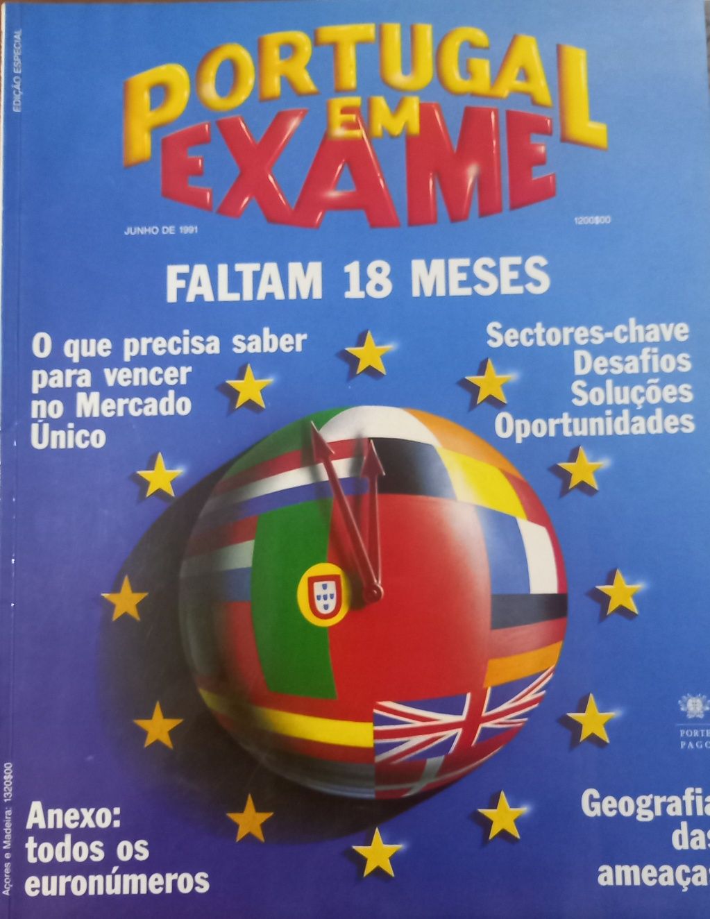 Portugal a 18 meses do mercado único em 1991 na revista Exame