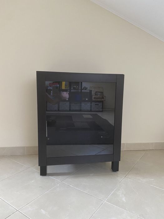 Estante BESTA preto-castanho