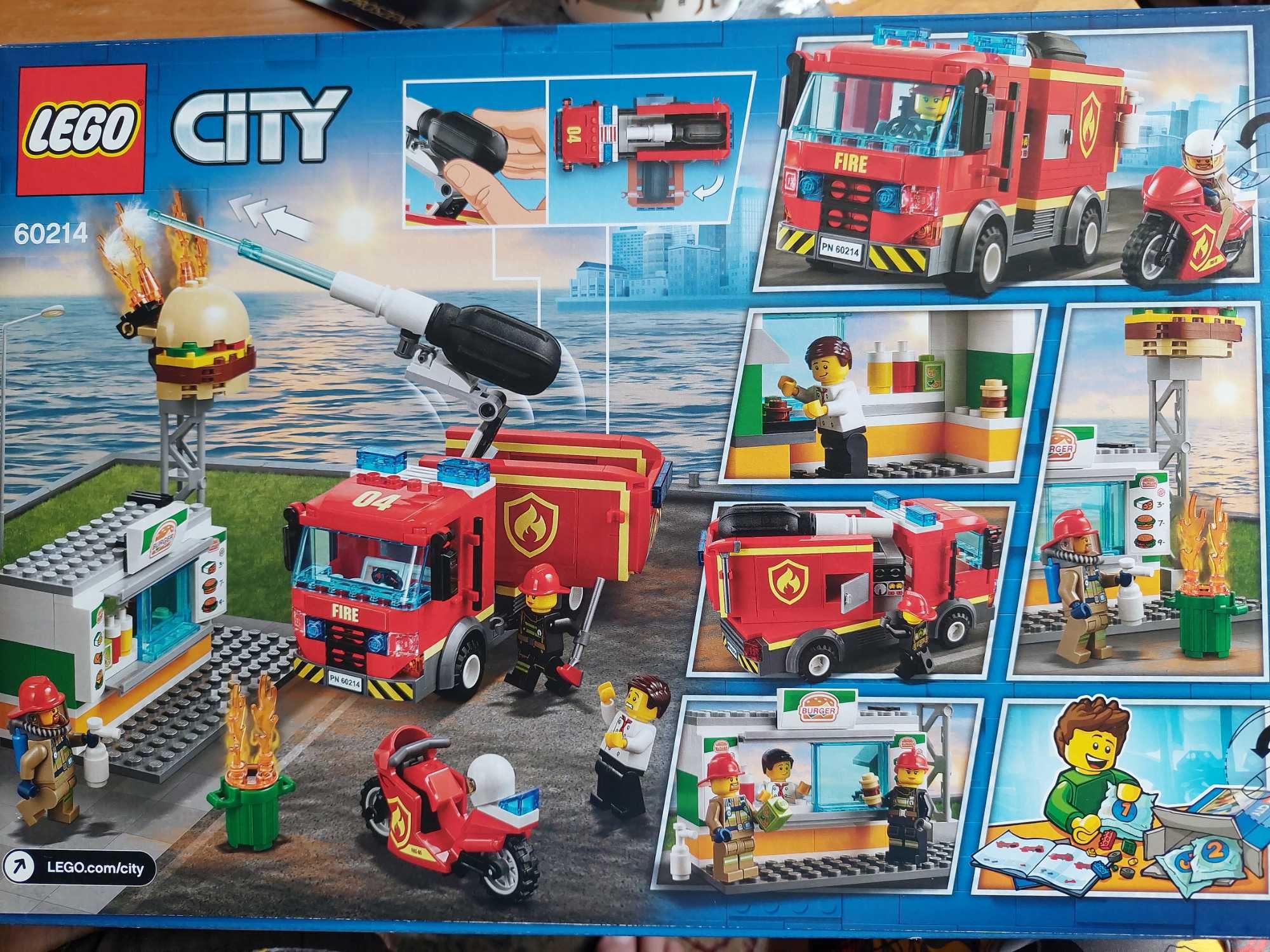 LEGO City 60214 Na ratunek w płonącym barze; klocki NOWE