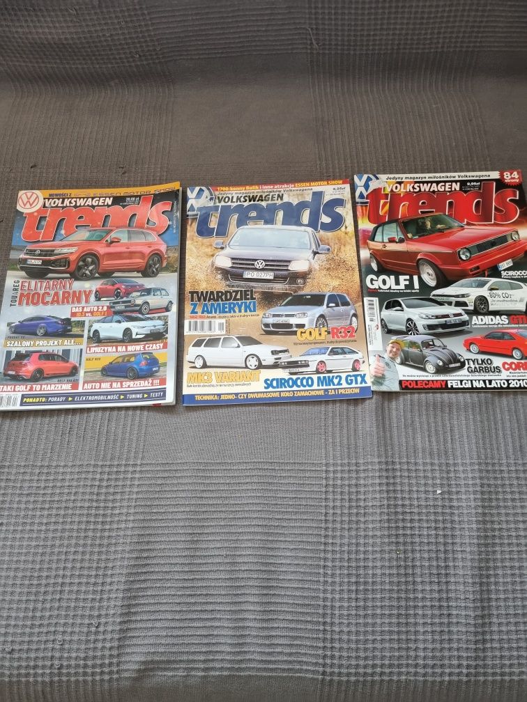 Trends magazyn miłośników  aut VW 3 sztuki