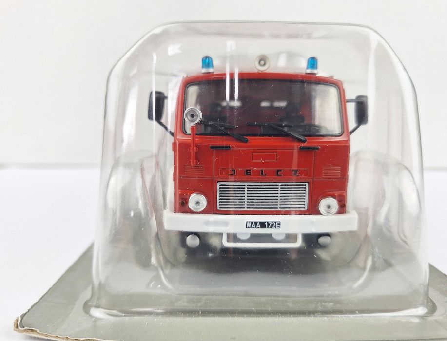 Model 1:43 JELCZ 004 M GCBA straż Kultowe Ciężarówki z epoki PRL