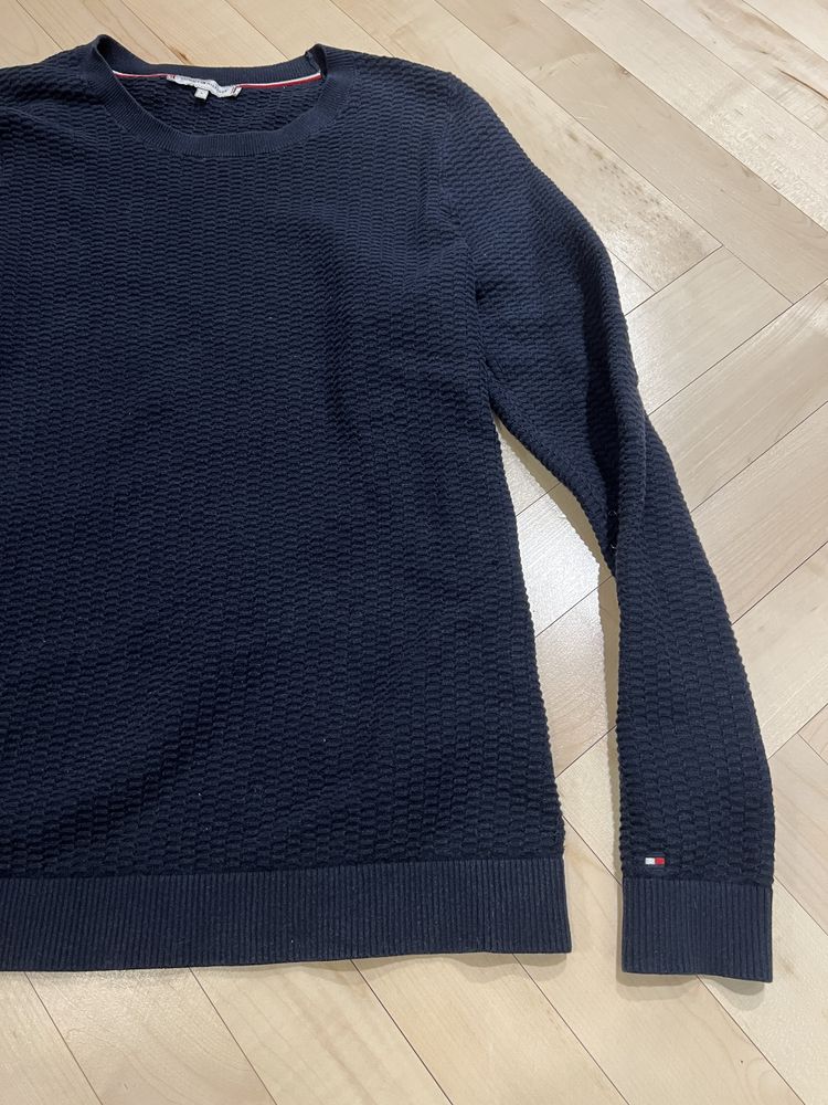 Sweter Tommy Hilfiger - granatowy S