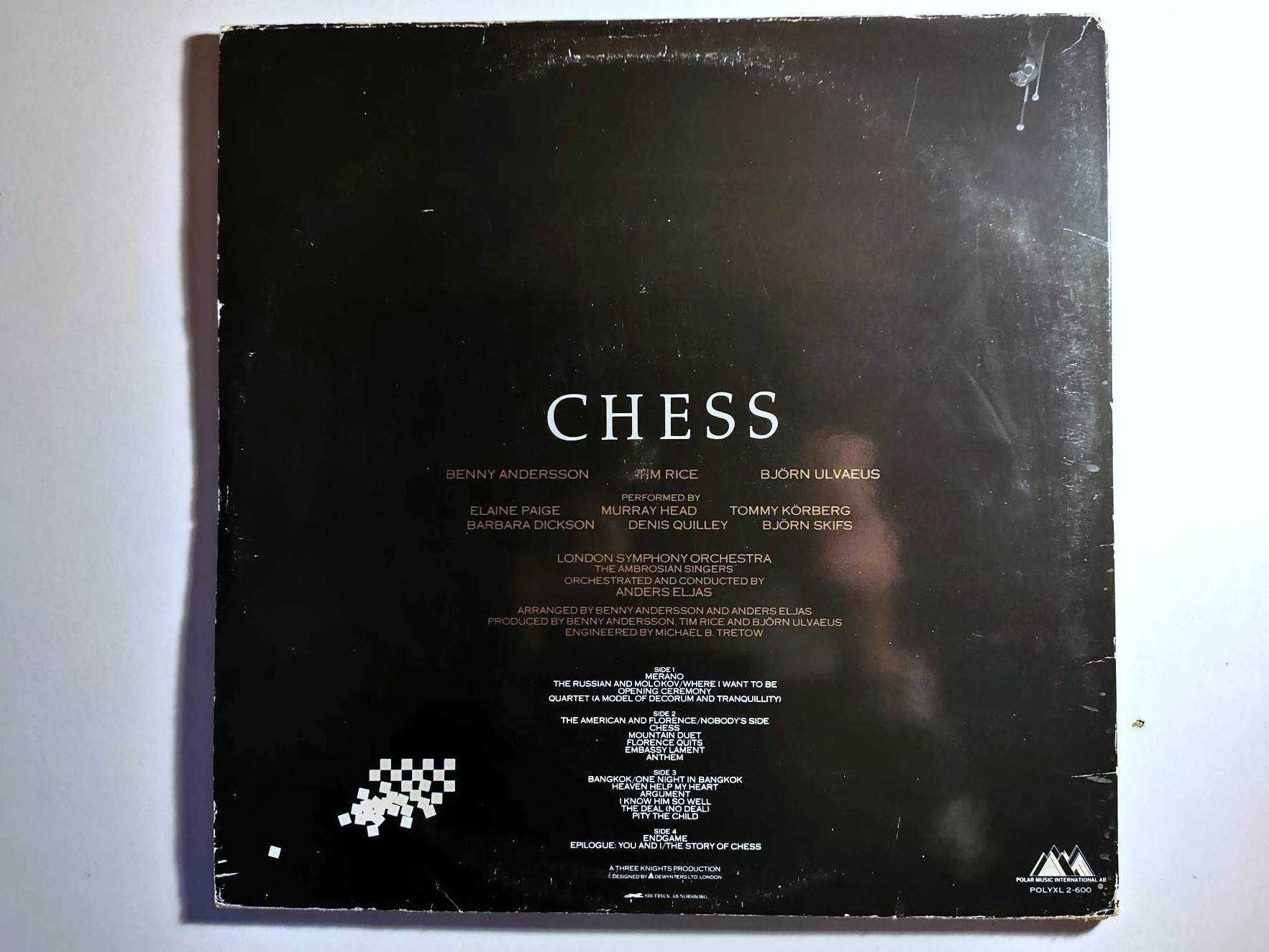 LP (duplo) Benny Andersson · Tim Rice · Björn Ulvaeus – Chess (1984)